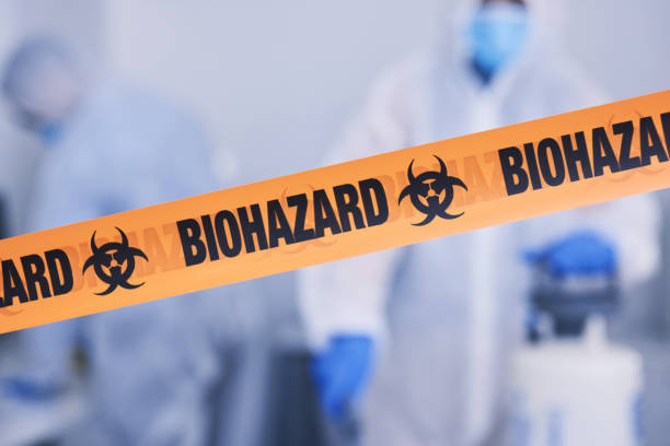 Professional Biohazard Cleanup technician working in Manson, IA